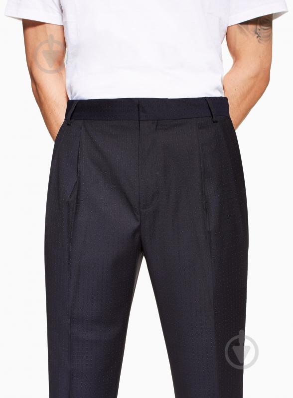 Брюки TopMan SUITS 87T17S-NAV 36R синий - фото 4 Брюки TopMan SUITS 87T17S-NAV 36R синий - фото 4