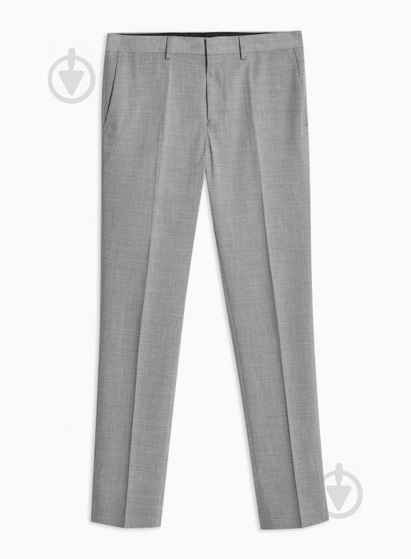 Брюки TopMan SUITS 87T36P-GRY 30L серый - фото 2