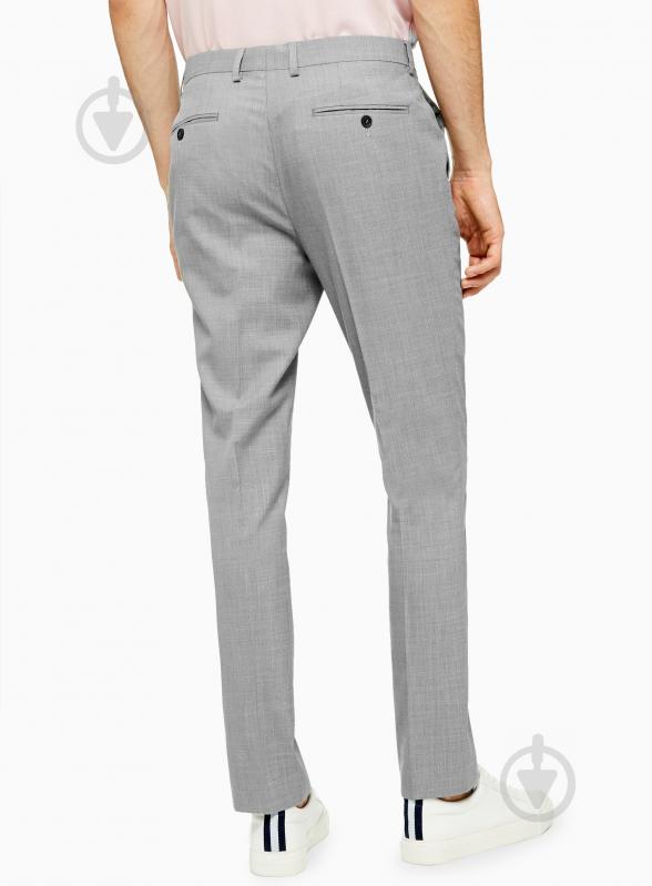 Брюки TopMan SUITS 87T36P-GRY 30L серый - фото 3