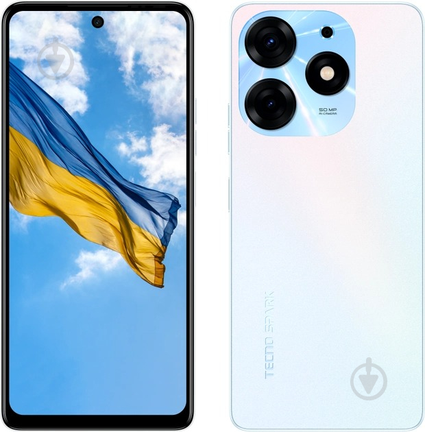 Смартфон Tecno Spark 10 Pro (KI7) 8/256GB pearl white (4895180796111) - фото 1