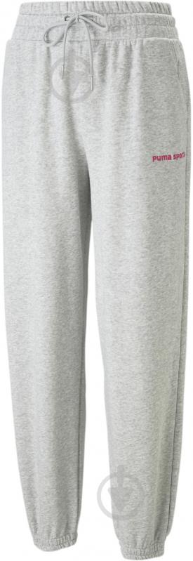 Штани Puma PUMA TEAM SWEATPANTS TR 53838204 р. XL сірий - фото 1