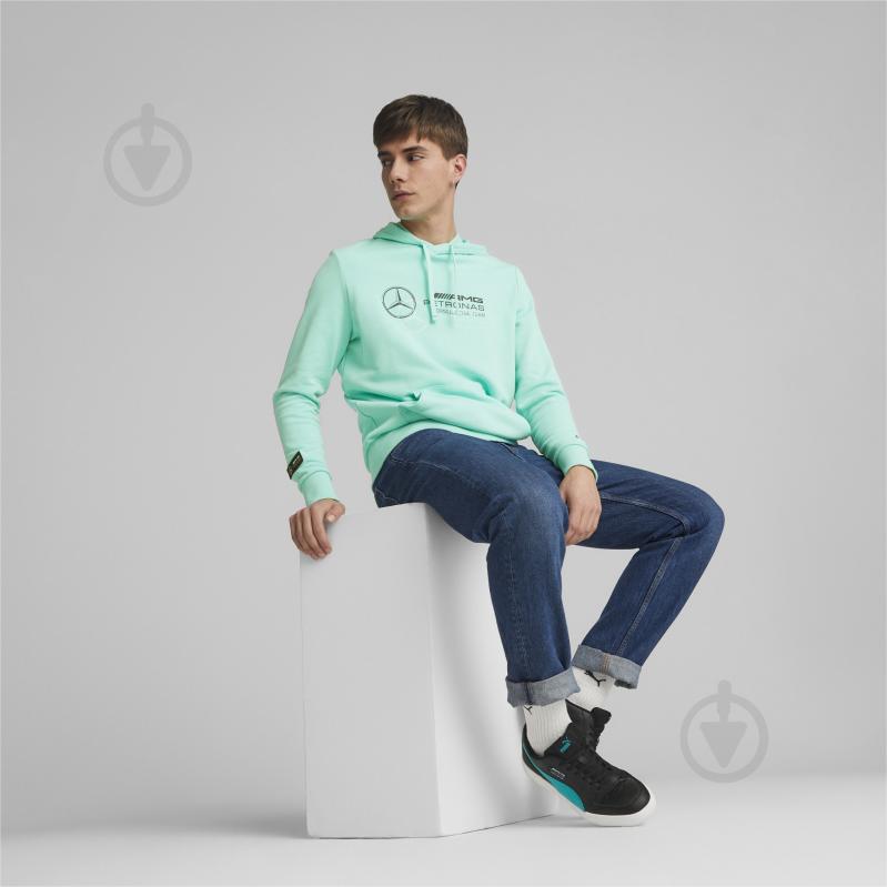 Джемпер Puma MAPF1 HOODIE 53847508 р. L бірюзовий - фото 5