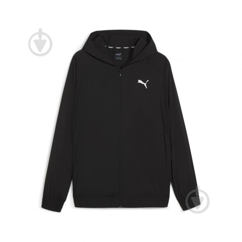 Джемпер Puma FIT WOVEN FULL ZIP JACKET 52492001 р.M чорний - фото 1