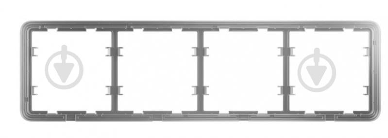 Крепеж Ajax Frame (4 seats) для четырех выключателей белый - фото 1