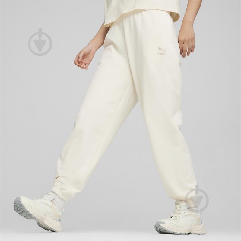 Брюки Puma BETTER CLASSICS SWEATPANTS TR 62423399 р. L бежевый - фото 4