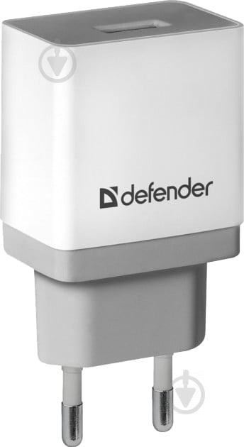 Мережевий зарядний пристрій Defender UPA-11 білий 1хUSB 5V/1А 83548 - фото 1