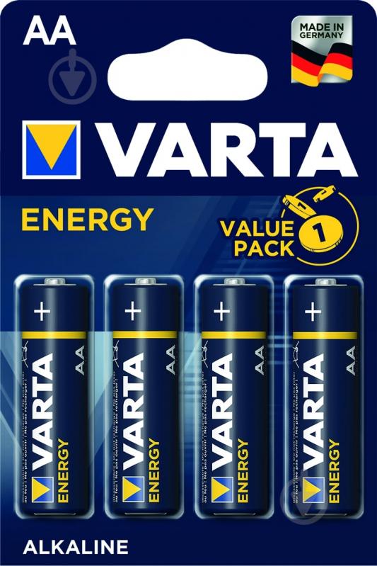 Батарейка Varta Energy AA (R6, 316) 4 шт. (30705055) - фото 2