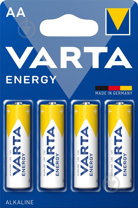 Батарейка Varta Energy AA (R6, 316) 4 шт. (30705055) - фото 1