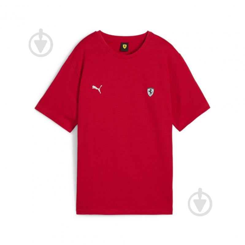 Футболка Puma FERRARI STYLE TEE WMN 62383502 р.S червоний - фото 1