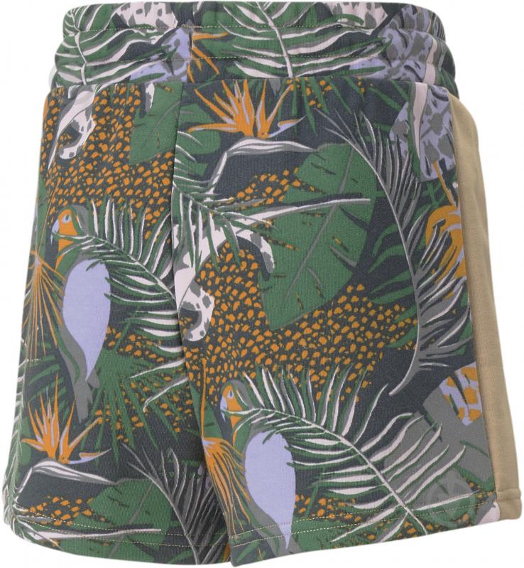 Шорты Puma T7 VACAY QUEEN AOP SHORTS TR G 53866789 р. 164 разноцветный - фото 2