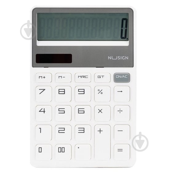 Калькулятор Nusign Calculator белый NS042 Deli - фото 1