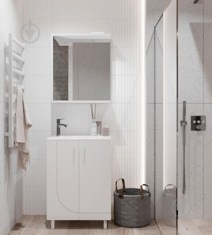 Зеркальный шкаф Сансервіс Грация-64 белая - фото 3