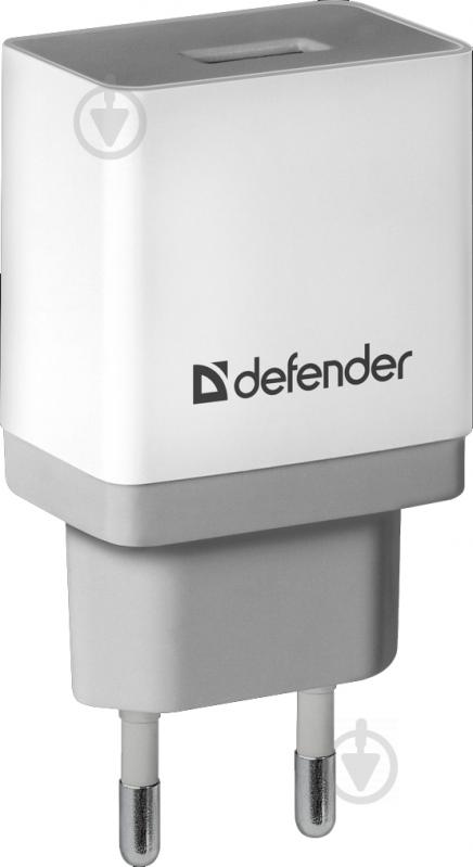 Сетевое зарядное устройство Defender UPA-21 белый 1xUSB 5V/2.1А 83571 - фото 2