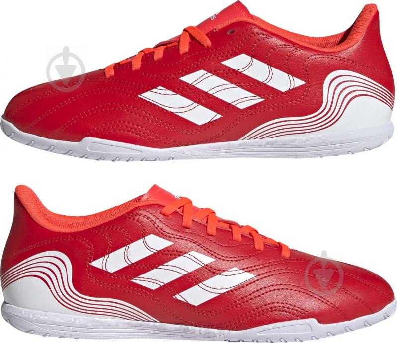 Футзальная обувь Adidas COPA SENSE.4 IN FY6181 р.44 красно-белый - фото 5