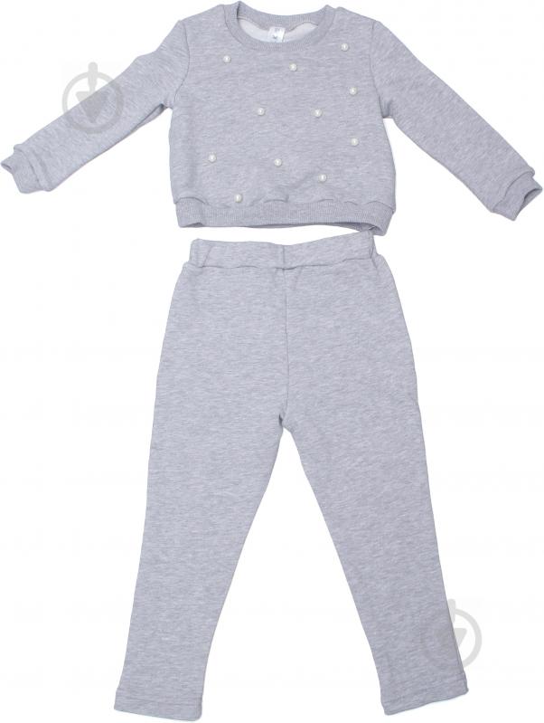 Комплект для дівчаток Luna Kids 4619/10 р.98 сірий - фото 1