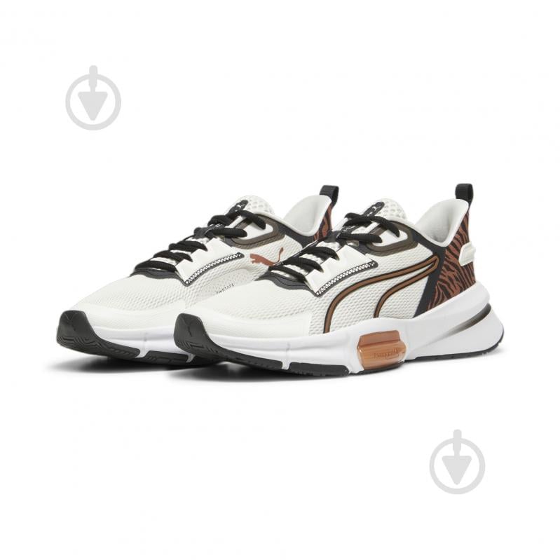 Кроссовки женские Puma PWRFRAME TR 3 WN'S ANIMAL REMIX 37963401 р.40 белые - фото 1