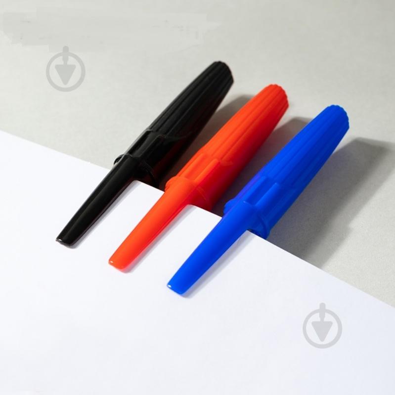 Ручка кулькова Deli EQ1-BK чорна Think 0,7 - фото 4