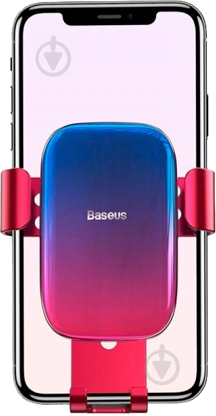 Держатель для смартфона Car Mount BASEUS Glaze Gravity красный - фото 3 Держатель для смартфона Car Mount BASEUS Glaze Gravity красный - фото 3