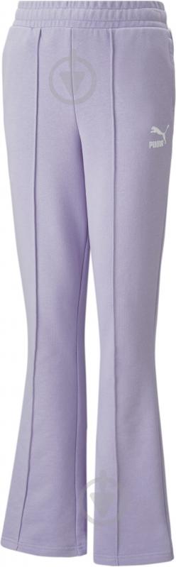 Штани Puma CLASSICS FLARED PANTS TR G 53923825 р. 176 фіолетовий - фото 1