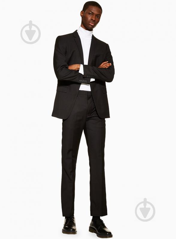 Брюки TopMan SUITS 87T49P-BLK 32L черный - фото 1