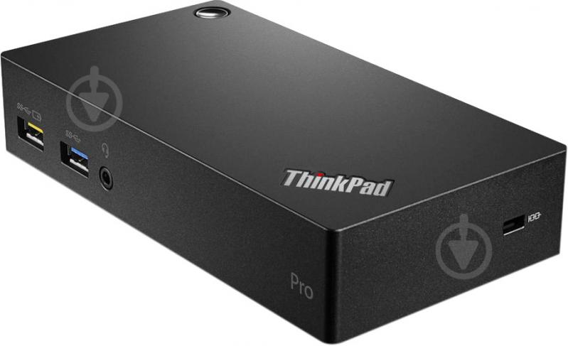 Док-станція Lenovo ThinkPad USB 3.0 Pro Dock black (40A70045EU) - фото 1