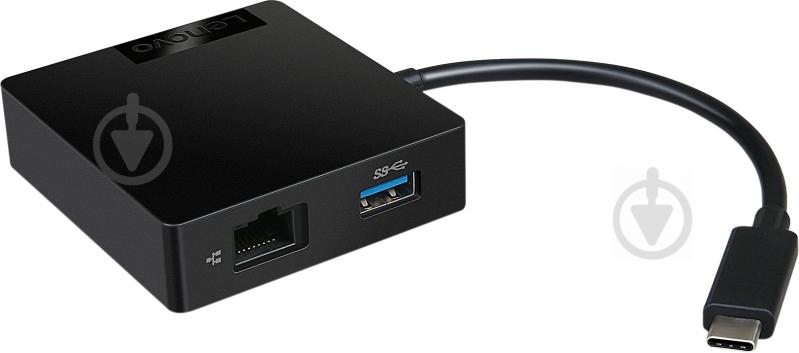 Док-станція Lenovo USB Type-C Travel Hub black (4X90M60789) - фото 3