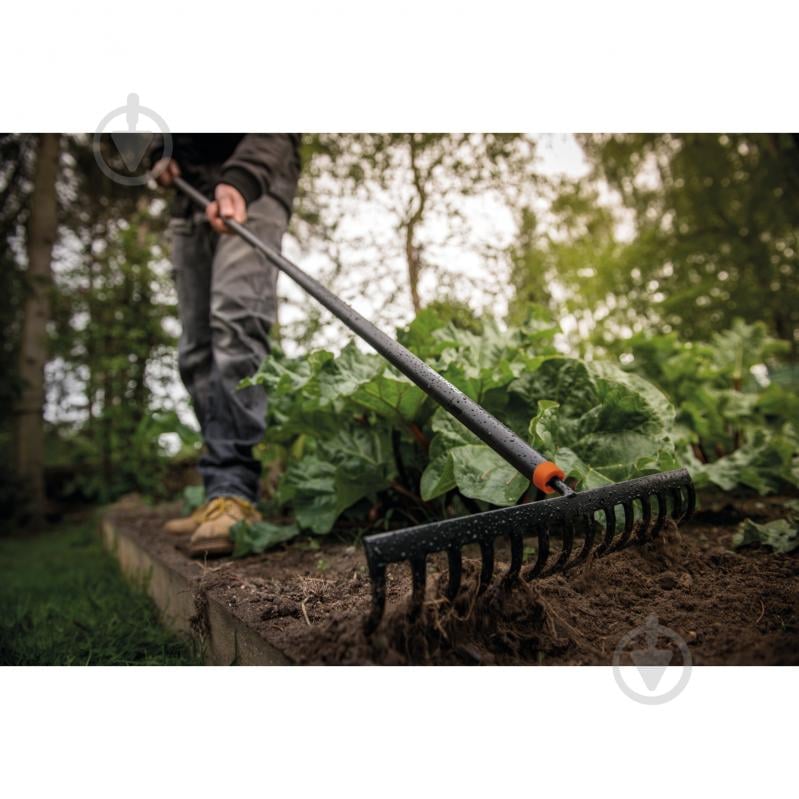 Грабли зубчатые Fiskars Solid 1016036 - фото 3