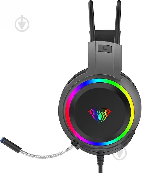 Гарнитура игровая Aula S608 Wired gaming headset black (6948391235509) - фото 4 Гарнитура игровая Aula S608 Wired gaming headset black (6948391235509) - фото 4