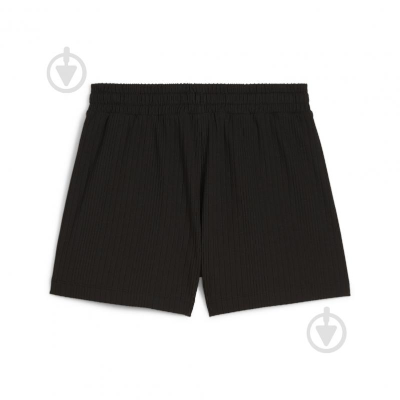 Шорти Puma CLASSICS RIBBED A-LINE SHORTS 62425401 р. XL чорний - фото 2