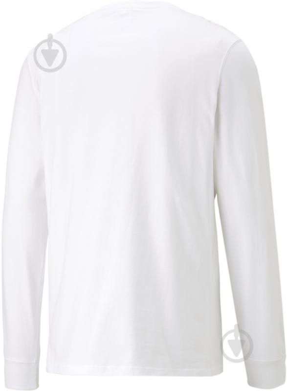 Футболка Puma EVERYDAY HUSSLE LONG SLEEVE 53949002 р.S белый - фото 2