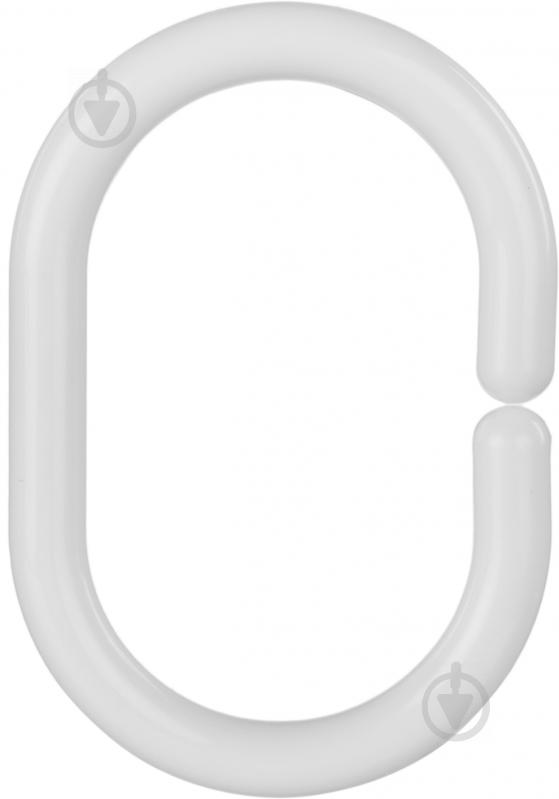 Кольца Luna Shower rings white 12 шт. - фото 1