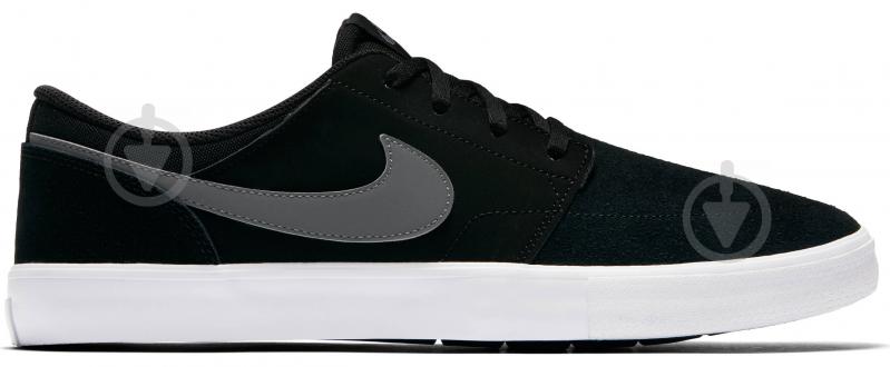 Кросівки чоловічі демісезонні Nike SB PORTMORE II SOLAR 880266-001 р.42 чорні - фото 3