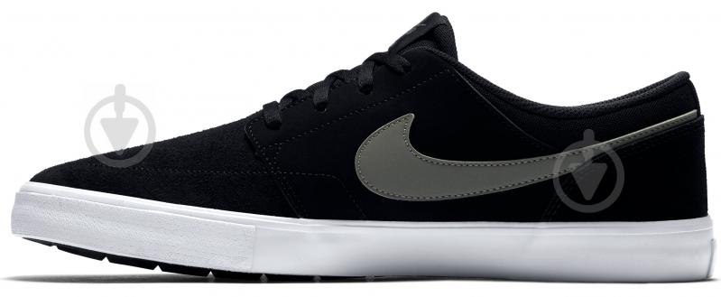 Кросівки чоловічі демісезонні Nike SB PORTMORE II SOLAR 880266-001 р.42 чорні - фото 4