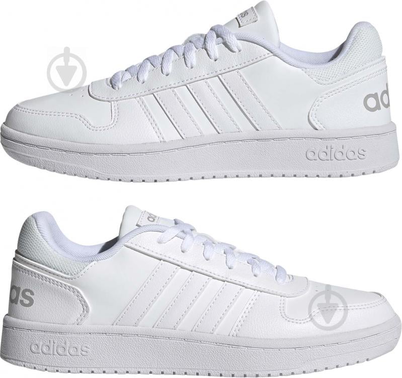 Кроссовки женские зимние Adidas HOOPS 2.0 FY6024 р.38 белые - фото 5