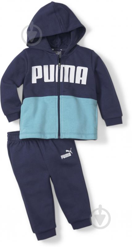 Спортивний костюм Puma Minicats Colorblock Jogger 84732406 синій - фото 1