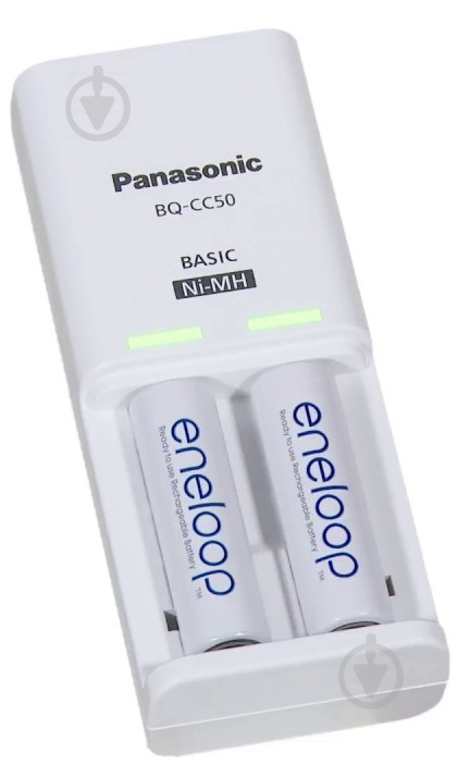 Зарядний пристрій Panasonic Compact Charger + Eneloop 2AA 1900 mAh - фото 3