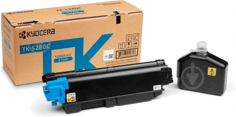 Тонер-картридж Kyocera TK-5280C синій - фото 1