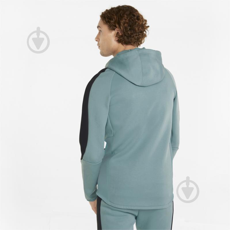 Джемпер Puma Evostripe Full-Zip Hoodie 84740150 р. S зелений - фото 2