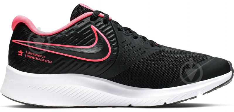 Кроссовки демисезонные Nike STAR RUNNER 2 GS AQ3542-002 р.38 черные - фото 4 Кроссовки демисезонные Nike STAR RUNNER 2 GS AQ3542-002 р.38 черные - фото 4