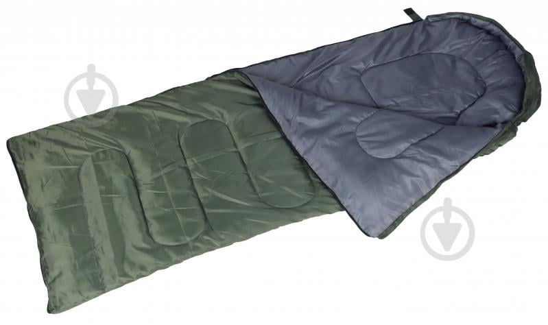 Спальний мішок Grilland з капюшоном OS00002 180+30х75 см хакі - фото 3