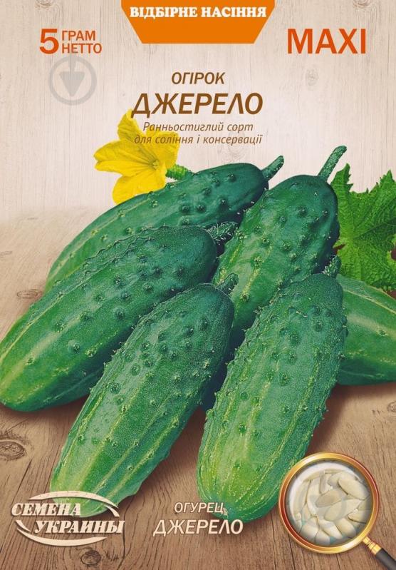Семена Насіння України огурец Джерело 5 г (4823099811939) - фото 1