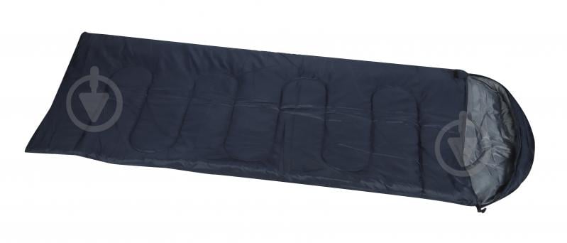 Спальний мішок Grilland з капюшоном OS00002 180+30х75 см синій - фото 2