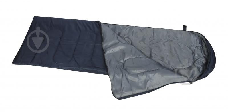 Спальний мішок Grilland з капюшоном OS00002 180+30х75 см синій - фото 1