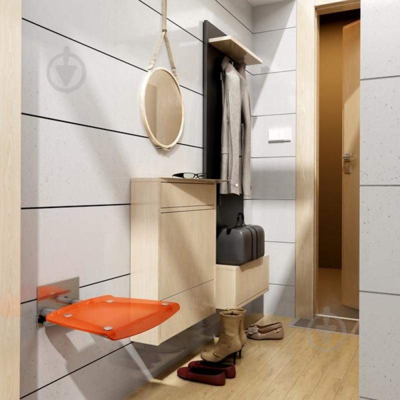 Сидіння для душу Ravak Ovo B Orange B8F0000017 - фото 3 Сидіння для душу Ravak Ovo B Orange B8F0000017 - фото 3