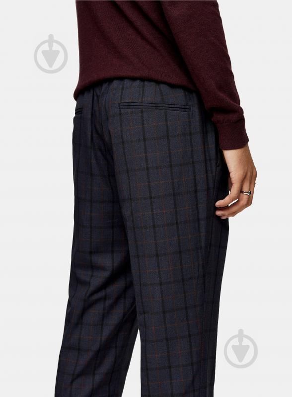 Штани TopMan CASUAL TROUSERS 88D14T-NAV 30L синій - фото 4