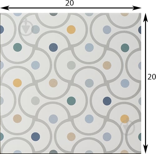 Плитка Mainzu Normandy Lyons 20х20 см - фото 2