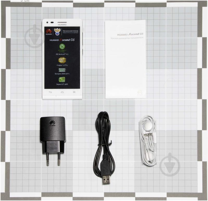 Смартфон Huawei Ascend G6-U10 1/4GB white (51059686) - фото 10