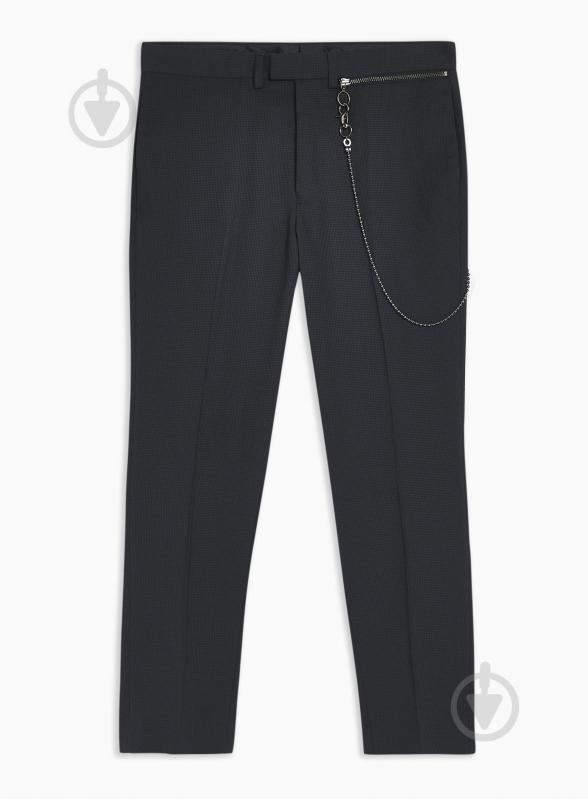 Штани TopMan CASUAL TROUSERS 88D22S-CHR 28R темно-сірий - фото 2