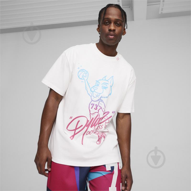 Футболка Puma DYLAN'S GIFT SHOP TEE II 62526901 р.2XL белый - фото 3