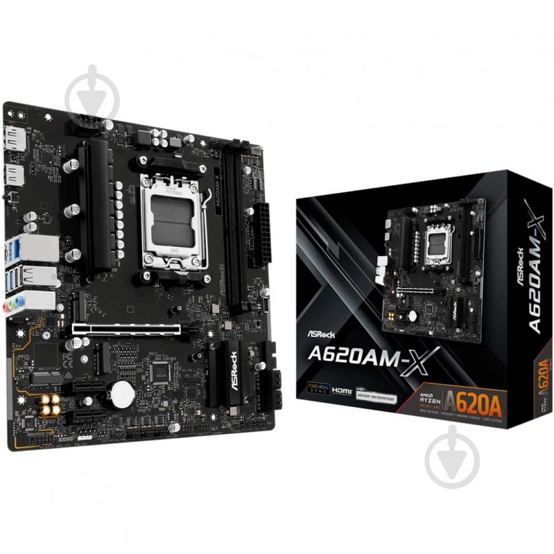Материнская плата ASRock A620AM-X (Socket AM5, AMD A620A, ATX) - фото 5